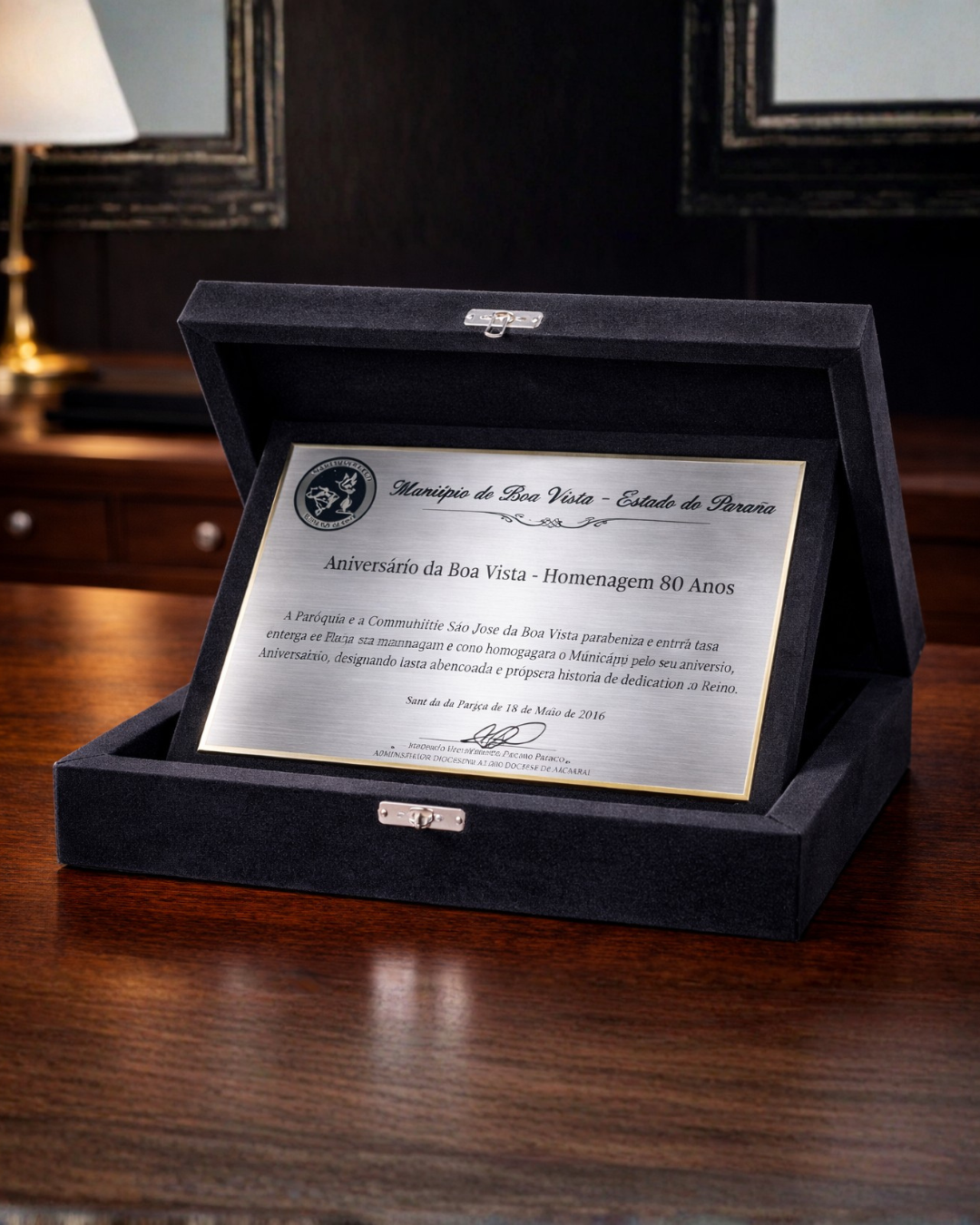 Bases para Placas Metálicas e Homenagens